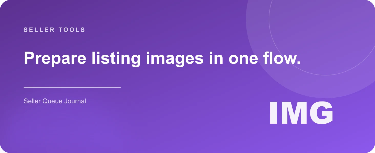 Listing image tool illustration